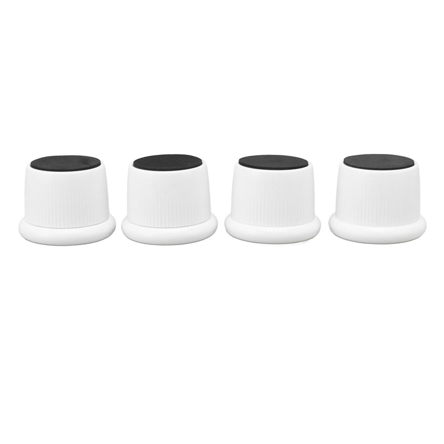 4Pcs Height Adjustable Furniture Riser Wear Resistant Non Slip Furniture Pads for Coffee Machine Sofa White