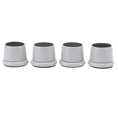 4Pcs Height Adjustable Furniture Riser Wear Resistant Non Slip Furniture Pads for Coffee Machine Sofa Grey