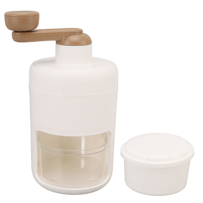 Manual Ice Crusher Hand Ice Shaver Machine Snow Cone Maker Drink DIY Set for Home Kitchen