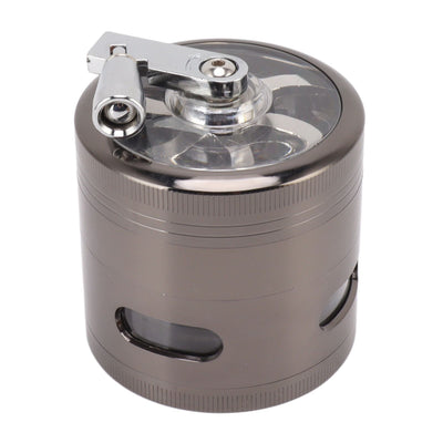 Manual Spice Grinder Zinc Alloy Portable Herb Mill Powder Grinding Machine for Household Use