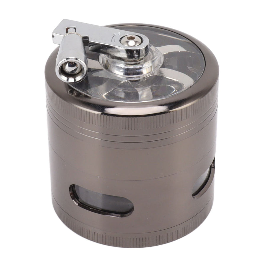 Manual Spice Grinder Zinc Alloy Portable Herb Mill Powder Grinding Machine for Household Use