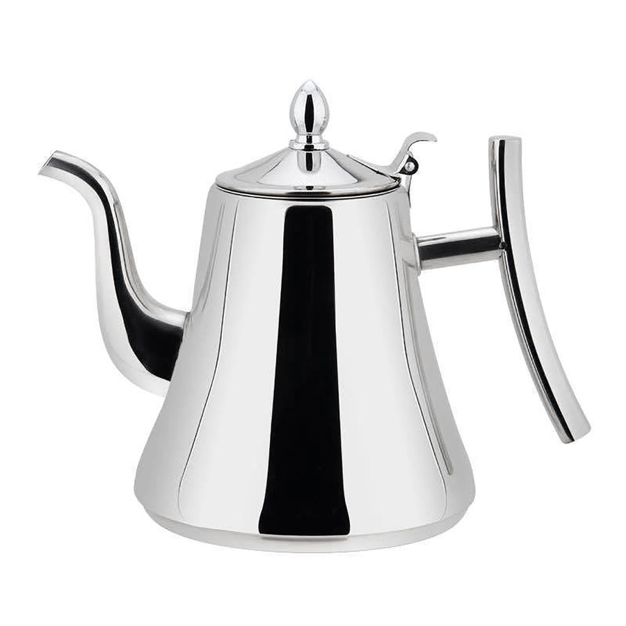 1.2L Stainless Steel Teapot with Filter Screen Thickened Coffee Pot Hotel Restaurant Cold Kettle