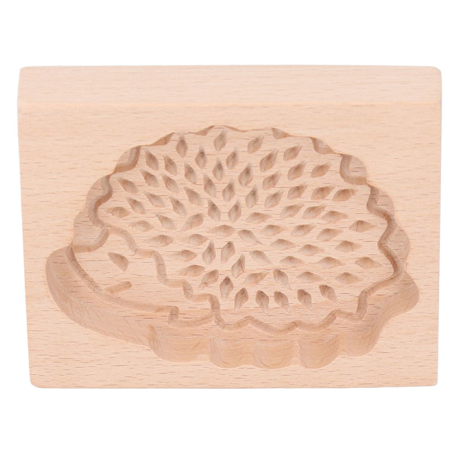 Animal Cookie Mold Lovely Vivid Wooden Biscuit Press Stamp Easy Demoulding Smoothly Cookie Mold Hedgehog