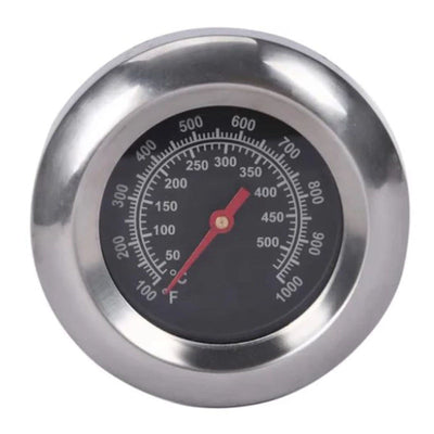 Grill Thermometer Alloy Steel High Accuracy M10 Thread Clear Scale Easy Assembly BBQ Thermometer for Kitchen Camping