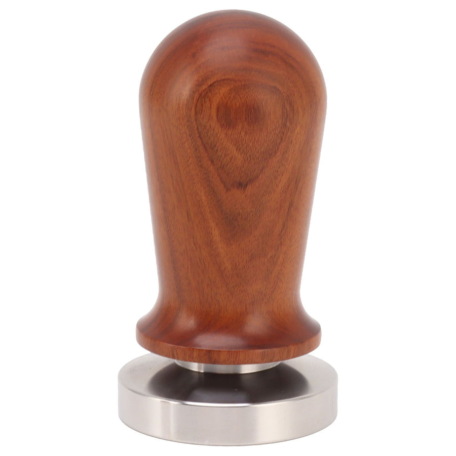 Coffee Tamper with Flat Stainless Steel Base Wooden Handle Coffee Powder Press Tamping Tool 51mm / 2in