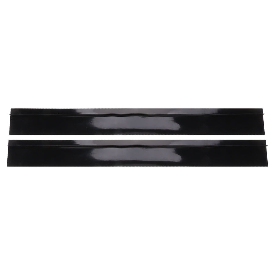 2pcs Kitchen Wide Gap Filler Strip Anti Oil Sealing Strip T Shaped Silicone Stove Gap Covers for Kitchen Stovetop Cooktop Black 53.3cm / 21in