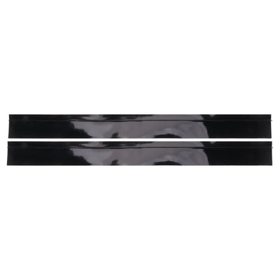 2pcs Kitchen Wide Gap Filler Strip Anti Oil Sealing Strip T Shaped Silicone Stove Gap Covers for Kitchen Stovetop Cooktop Black 63.5cm / 25in