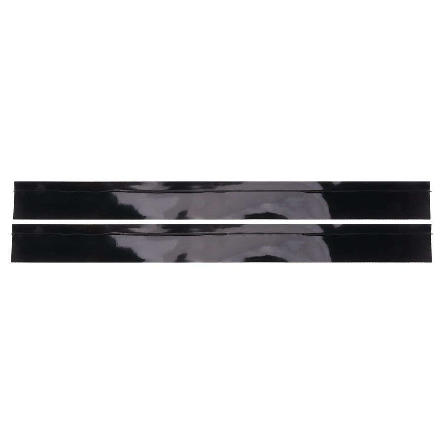 2pcs Kitchen Wide Gap Filler Strip Anti Oil Sealing Strip T Shaped Silicone Stove Gap Covers for Kitchen Stovetop Cooktop Black 63.5cm / 25in