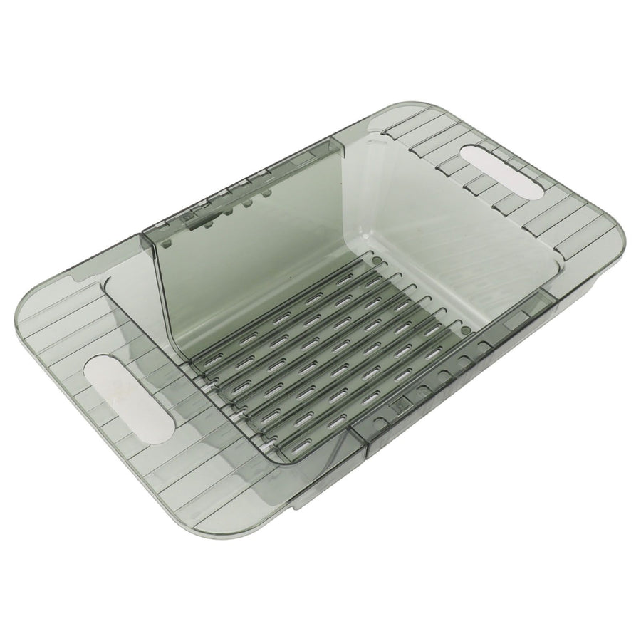 Kitchen Sink Fruit Vegetable Strainer Modern Minimalist PET Kitchen Telescopic Drain Rack Plastic Sink Filter Green