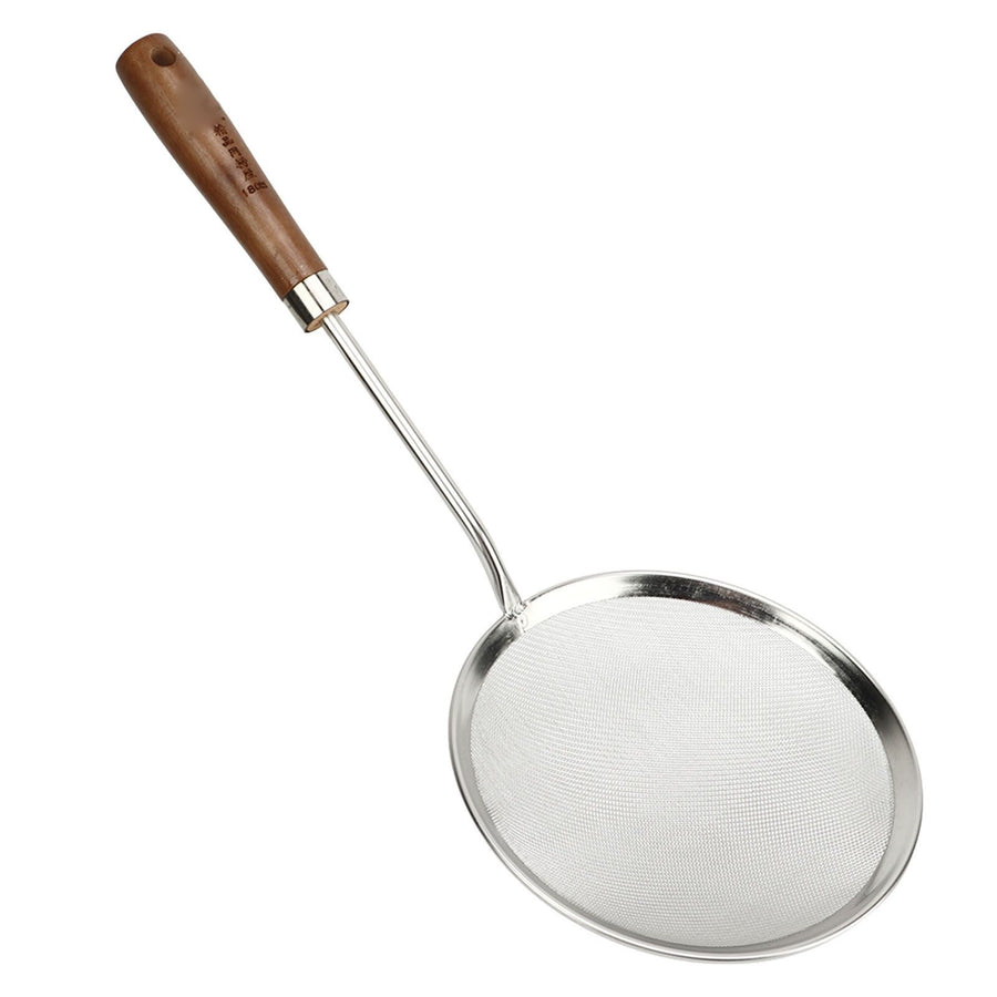 Oil Colander Efficiency Filtration Easy To Use Fine Mesh Food Strainer Spoon for Grease Gravy Foam L