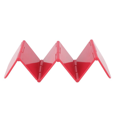 Taco Holder Stand Dishwasher Microwave Safe Stable Taco Rack Tray for Restaurant Kitchen Party Red