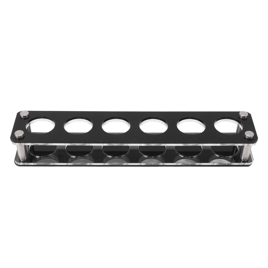 Wine Bottle Display Holder Acrylic Impact Resistant Decorative Wine Bottle Rack for Home Bar 1X6 6 Head Combination Cup Holder
