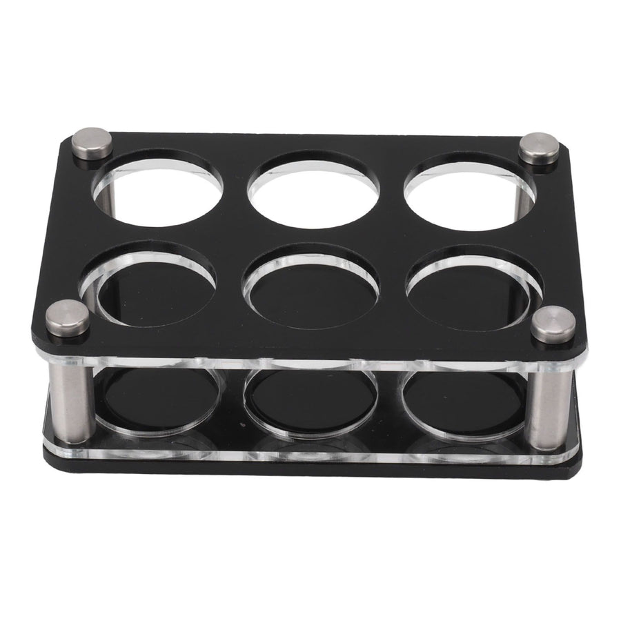 Wine Bottle Display Holder Acrylic Impact Resistant Decorative Wine Bottle Rack for Home Bar 2X3 6 Head Combination Cup Holder