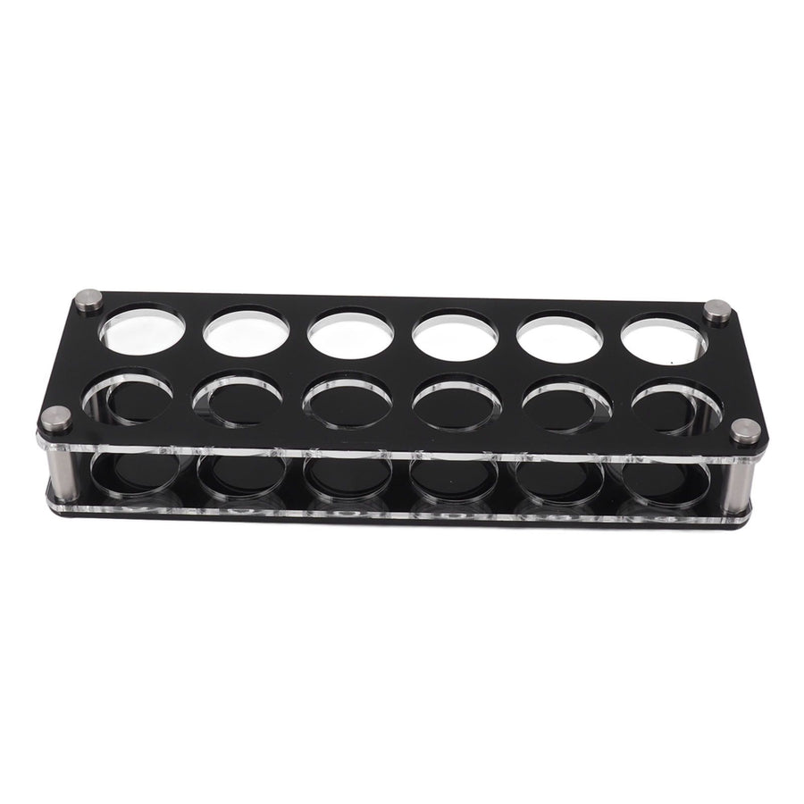 Wine Bottle Display Holder Acrylic Impact Resistant Decorative Wine Bottle Rack for Home Bar 2X6 12 Head Combination Cup Holder