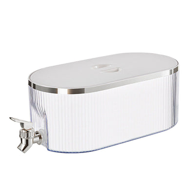Drink Dispenser PP Good Sealing Large Opening Temperature Resistant Beverage Dispenser Cold Kettle 5L Cream