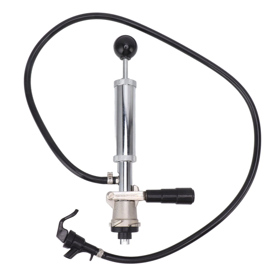 Beer Keg Pump 4inch Stainless Steel Keg Tap Hand Pump Picnic Beer Tap Kit for Homebrew Bars Restaurants Wedding