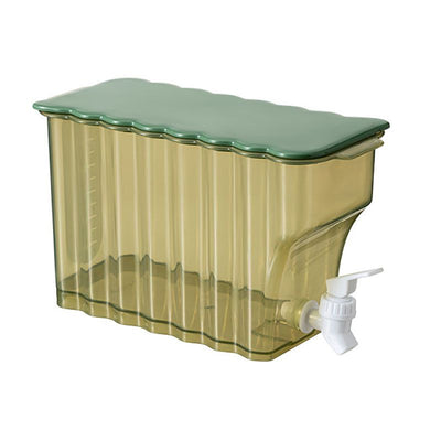 Cold Water Kettle with Faucet PP Sealed Preservation Refrigerator Cold Kettle For Fruit Tea Flower Tea Milk Tea Water Green