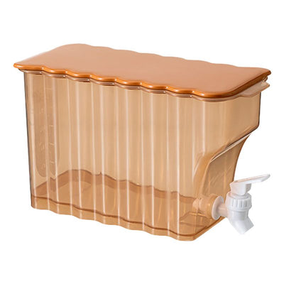 Cold Water Kettle with Faucet PP Sealed Preservation Refrigerator Cold Kettle For Fruit Tea Flower Tea Milk Tea Water Orange