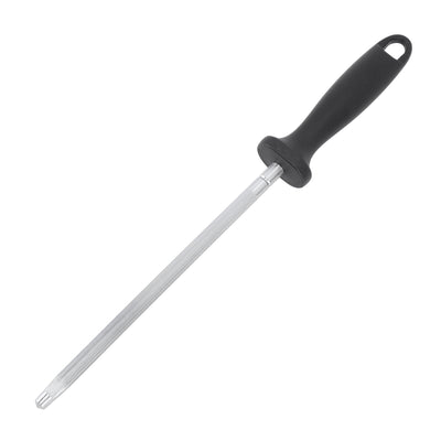 Carbon Steel Sharpening Steel Knife Blade Sharpener Honing Rod Professional Kitchen Chef Stick Comfortable Plastic Handle