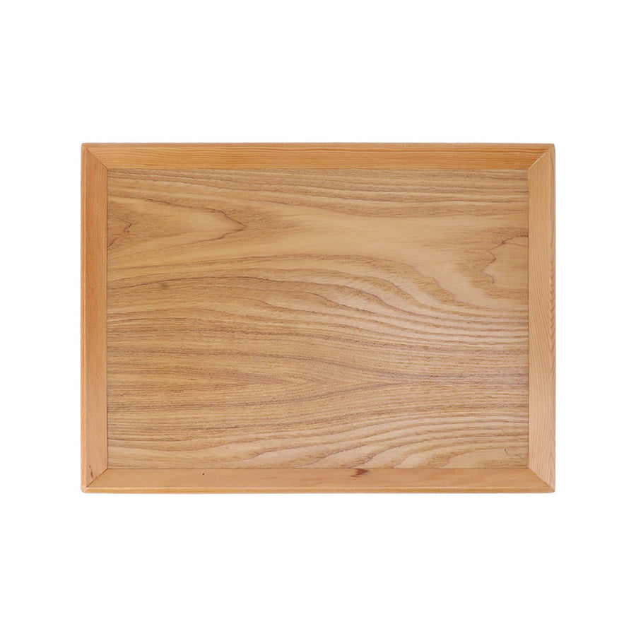 Rectangle Wood Tray Multifunctional Serving Tray for Fruit Food Pizza Gathering Outdoor 36.5 X 27cm