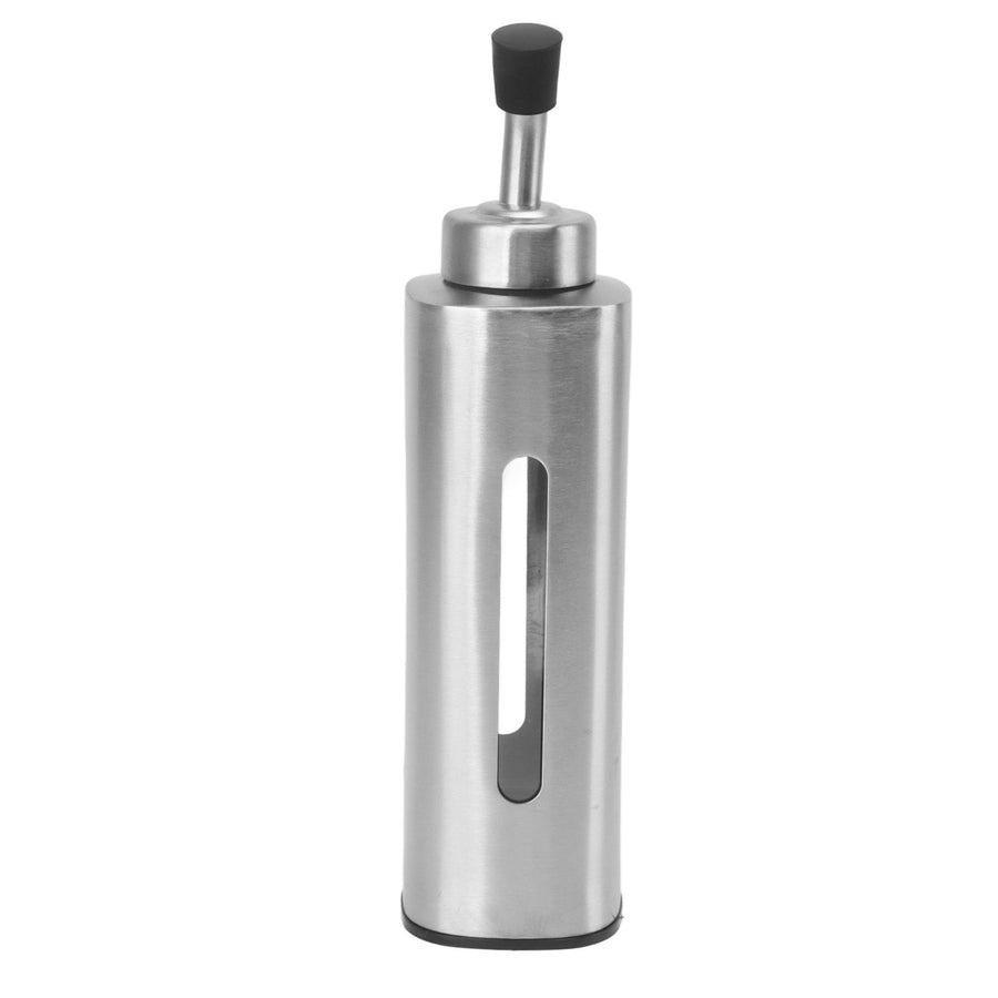 220ml Oil Dispenser Bottle Stainless Steel Oil Bottle Sauce Container for Olive Oil Vinegar Soy Sauce Rectangle