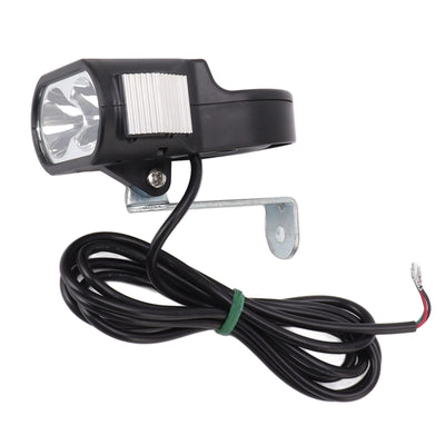 Bicycle Headlight Super Bright Bike LED Head Lamp 24‑60V LED Bike Lights with Warning Horn for Night Riding 5W