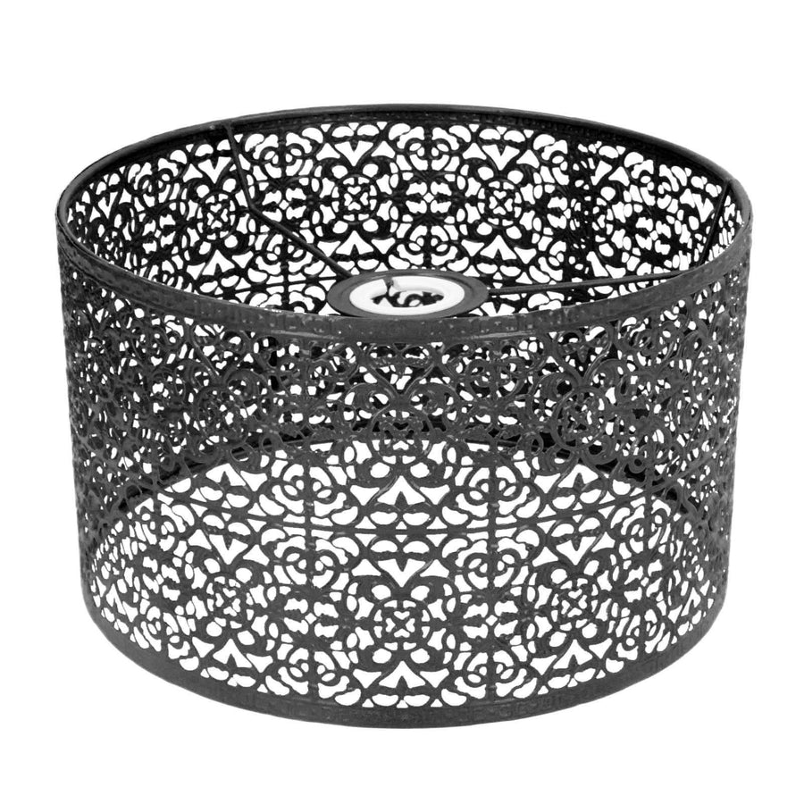 Lamp Shade Hollow Out Metal Lampshade E27 E14 Universal Use Good Heat Dissipation Exquisite Lamp Cover Black