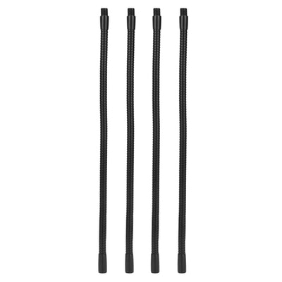 4 Pcs Gooseneck Lamp Hose Aluminium 10mm Caliber Flexible Table Desk Lamp Hose Lighting Fittings 35cm
