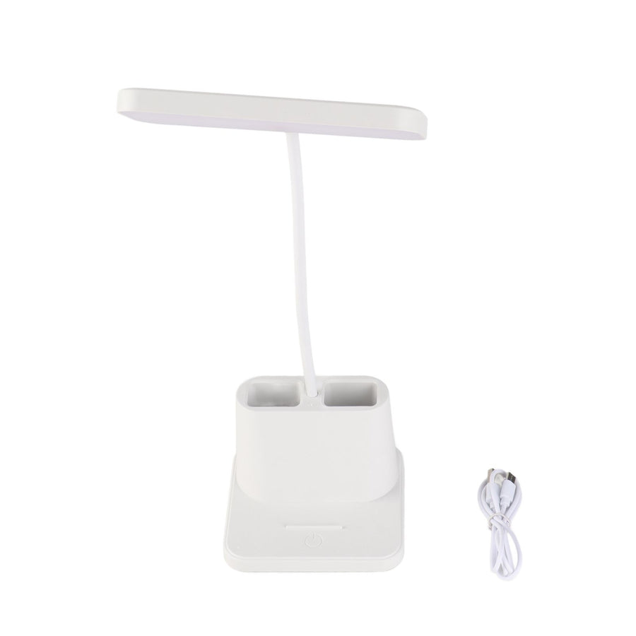 LED Table Lamp Eye Caring Bright 3 Color Modes Adjustable Brightness Rechargeable Reading Lamp for Bedroom Bedside