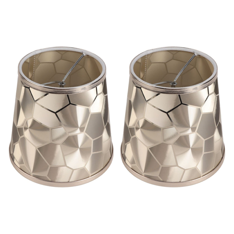 2PCS Drum Lamp Shade E14 PVC Modern Decorative Small Barrel Lampshade Cover for Table Wall Ceiling Lamp