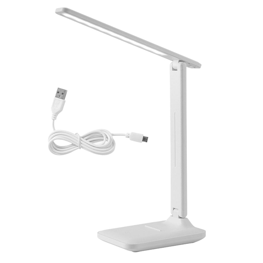 LED Reading Lamp Plastic Eye Protection USB Charging Desk Light for Bedroom Study 10W 5V/1A