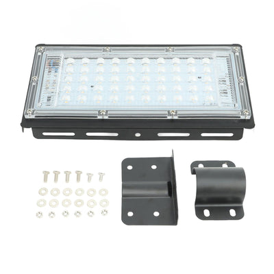 50W LED Street Light Warm White LED Street Lamp Outdoor Waterproof Courtyard Light 180‑240V