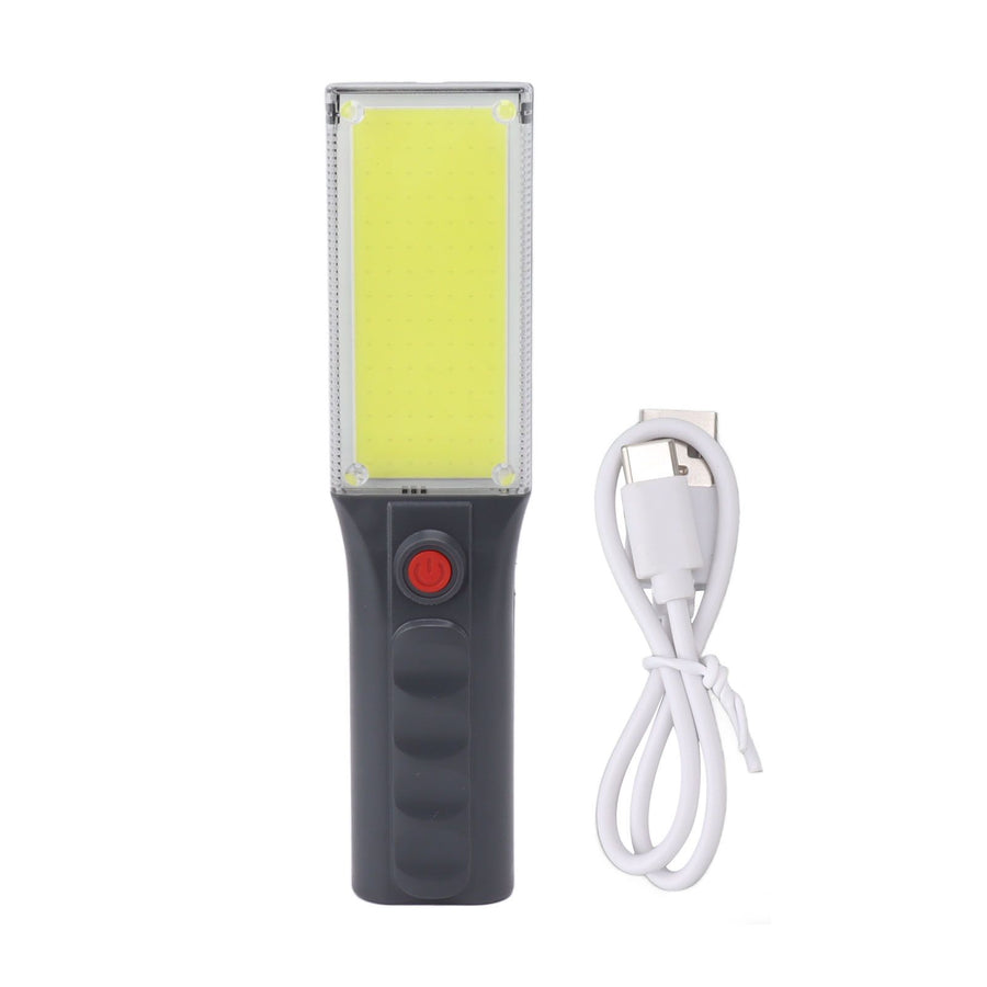 LED Work Light Rechargeable Magnetic Adsorption High Bright COB Panel Portable LED Work Lamp with Hanging Hook