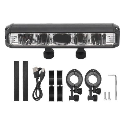 Bright LED Bike Light Aluminum Alloy USB Rechargeable Bike Headlight Waterproof Bike Headlight for Electric Bike Mountain Bike