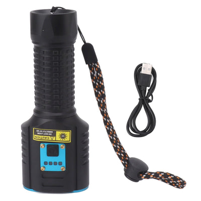 365nm UV Flashlight 2 in 1 LED White and Ultraviolet Light USB Rechargeable Pet Urine Detector for Resin Curing Fishing Minerals Scorpion
