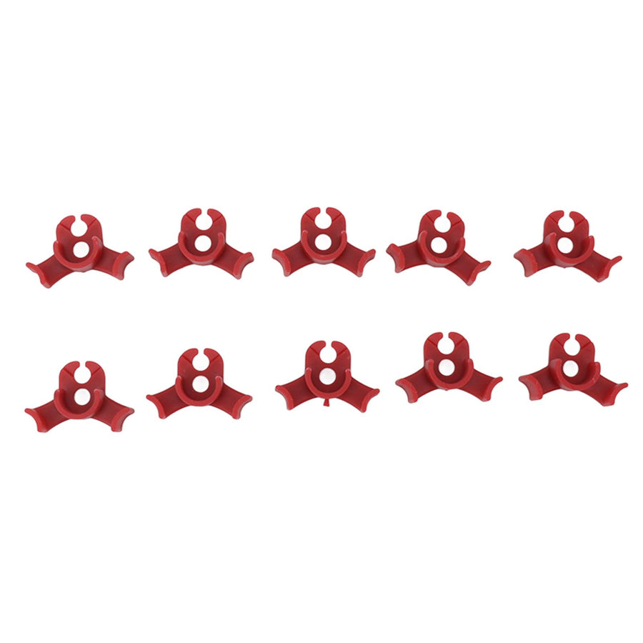 20Pcs Plant Bender Plastic Low Stress 90 Degree Angle Adjustable Plant Training Clips for Green House Garden Red