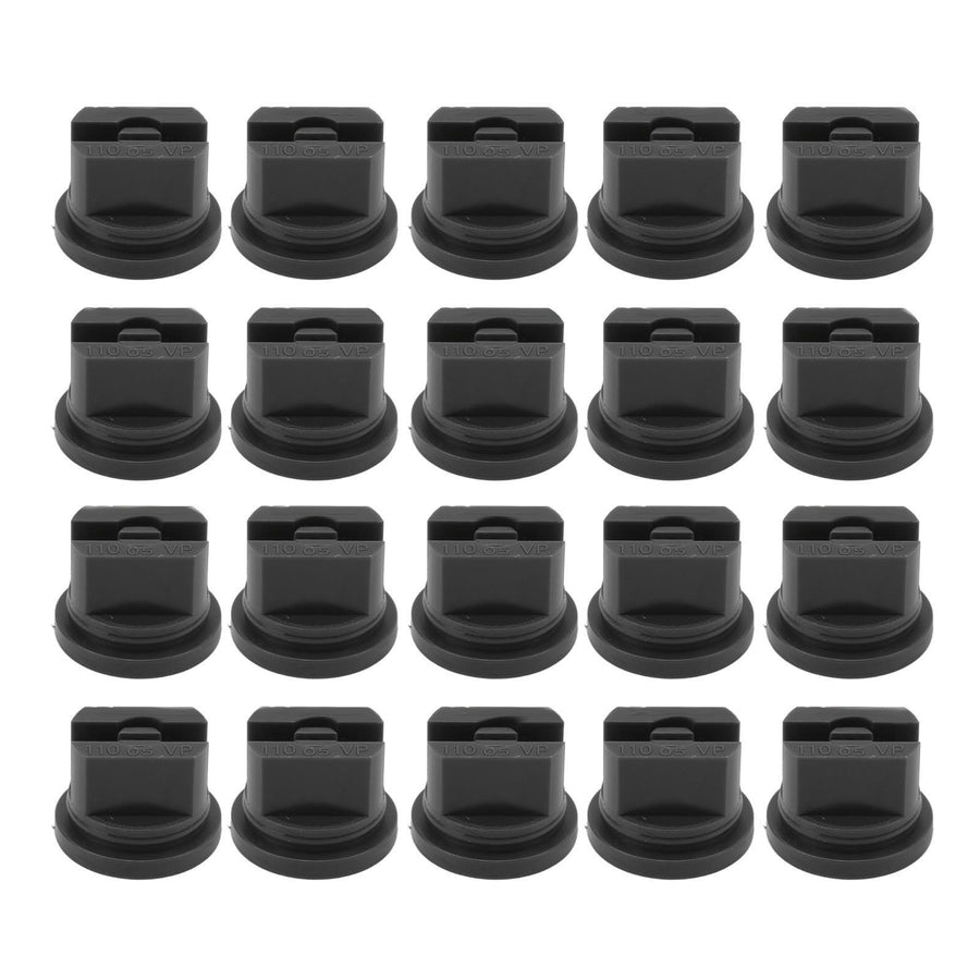 20 Pcs Flat Fan Spray Tip Uniform Spray Distribution 110 Degree Agricultural Sprayer Atomizing Nozzle 30.68mm Bore Diameter