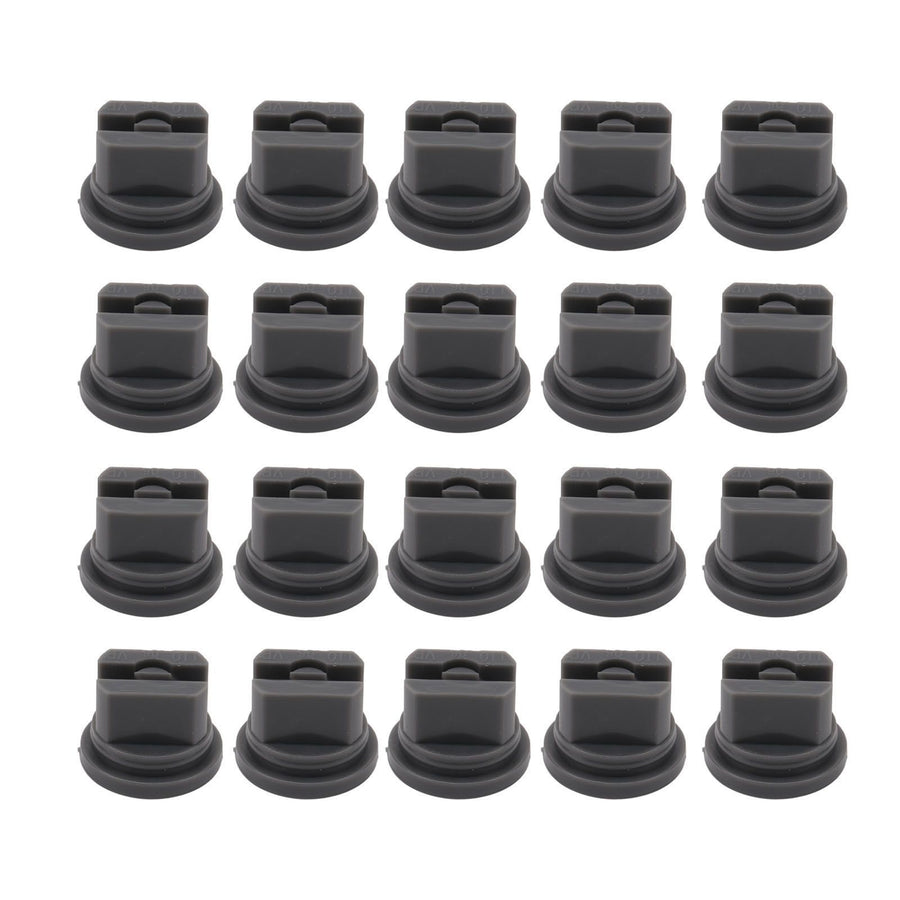 20 Pcs Flat Fan Spray Tip Uniform Spray Distribution 110 Degree Agricultural Sprayer Atomizing Nozzle 30.2mm Bore Diameter