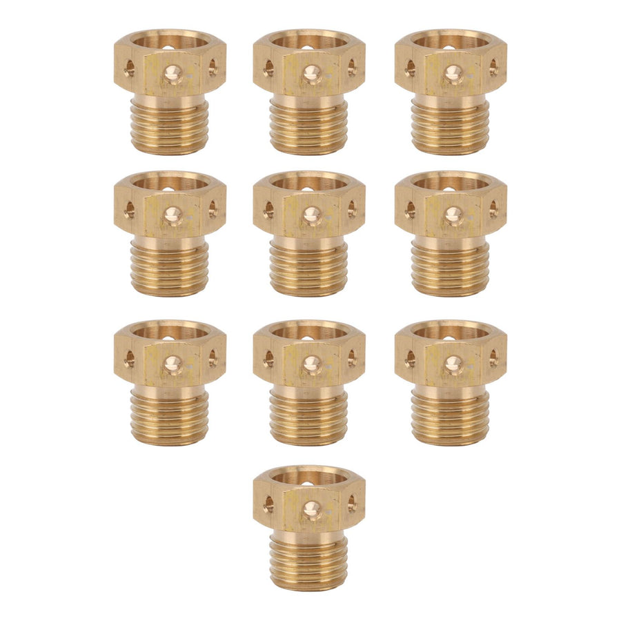 10PCS Misting Nozzle Brass Multiple Holes Anti Corrosion Fine Misting Water Nozzles for Cooling System Garden Lawn M14x1.5
