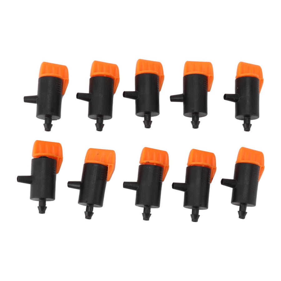 10 Pcs Irrigation Drippers 0 to 200L Adjustable Drip Emitters Micro Spray Water Flow Irrigation Sprinkler Drip Watering System Parts