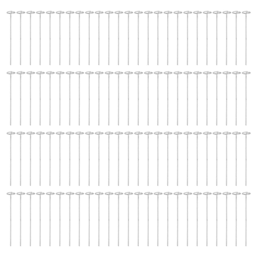 100PCS Ground Nail Galvanized Iron Rust Proof Artificial Turf Stakes for Weed Barriers Tent Garden Cloth Sunshade Net