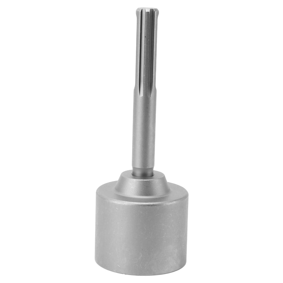T Post Driver 5 Pits Shank Steel Fence Post Driver Hand Post Pounder Hammer Drill Attachment 20cm Length 65mm / 2.6in