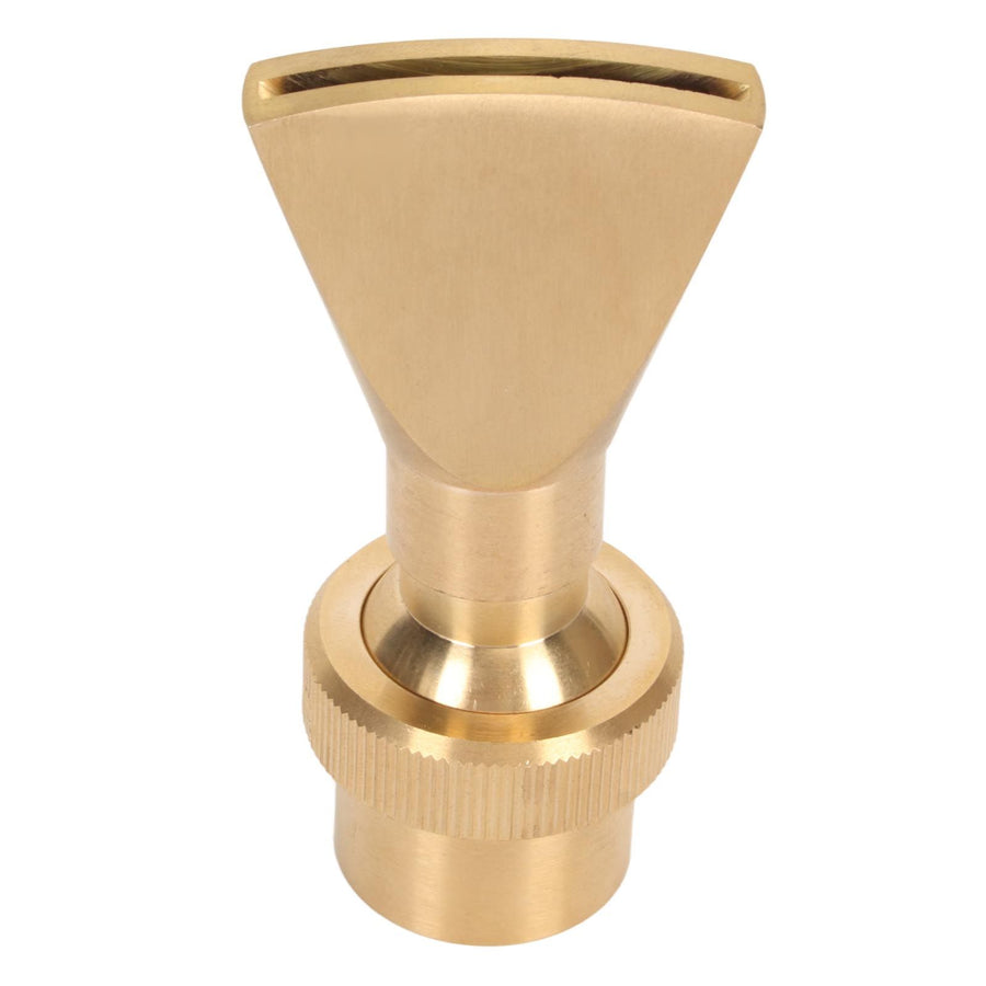 Fountain Nozzle Brass G3/4 Female Thread 25mm Narrow Fan Shaped Pond Sprinkler for Garden Pond Amusement Park Museums