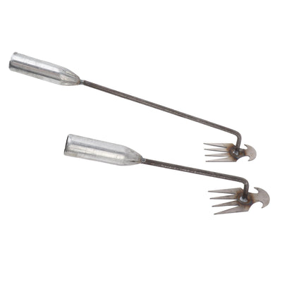 2Pcs Weeding Artifact Uprooting Weeding Tool 4 Teeth Dual Purpose Weeder Weed Puller Manual Household Agricultural Tool