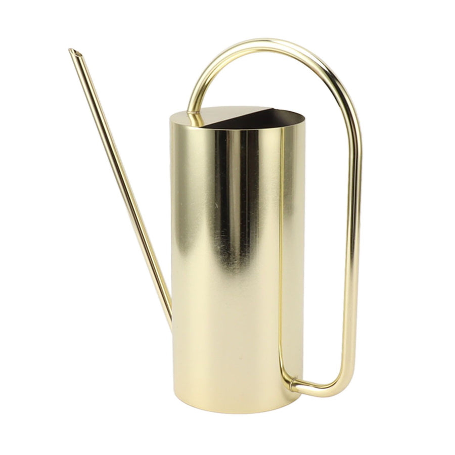 Plants Watering Can Long Spout 1500ml Large Capacity Watering Kettle Stainless Steel Pot Gardening Supplies Gold Color
