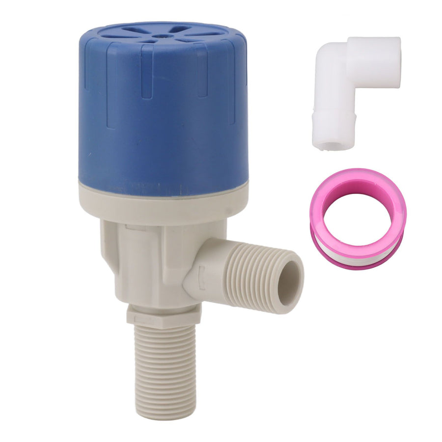 Automatic Water Level Control Valve G1/2 Male Thread Float Valve for Incubator Water Tank Tower Swimming Pools Livestock Water Trough Top Inlet