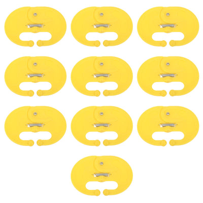 10 Pcs Calf Weaner Spring Lock High Tensile Strength Lengthened Widened PP Calf Nose Thorn Milk Sucking Preventer