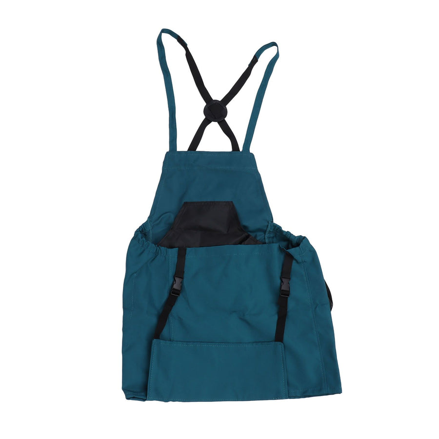 Harvest Bag Fruit Picking Apron Large Capacity Oxford Cloth Quick Release Garden Pouch for Orchard Garden Farm Blue Green