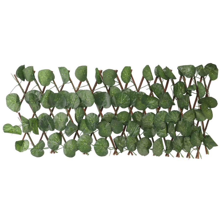 Artificial Hedges Fence Simulation Expandable Sun Protection Waterproof Artificial Topiary Hedge Plant for Garden Begonia Leaf