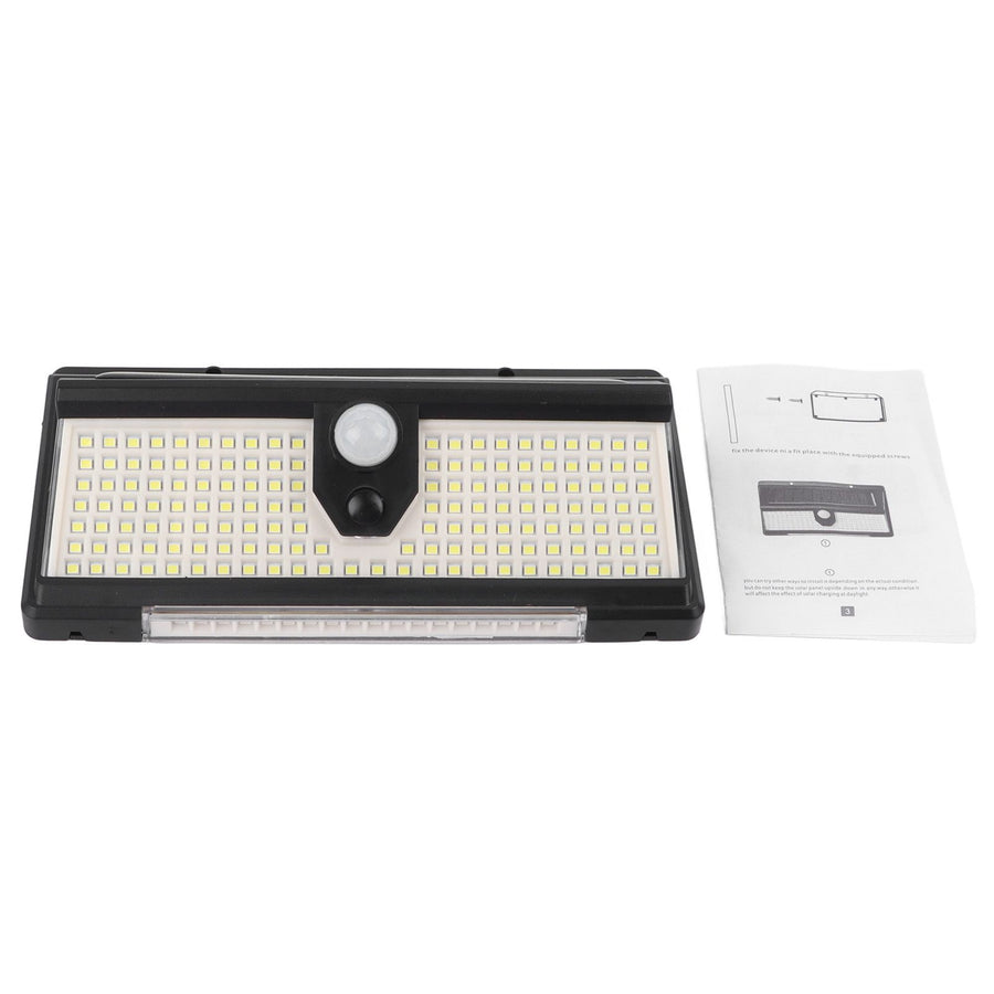 Solar Sensor Wall Light 3 Lighting Modes Human Body Induction Waterproof Solar Motion Lamp Wall Mount Solar Lights for Outdoor